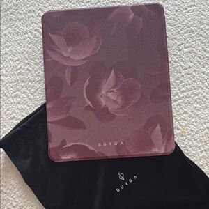 Pink Tablet Case with Embossed Floral Pattern